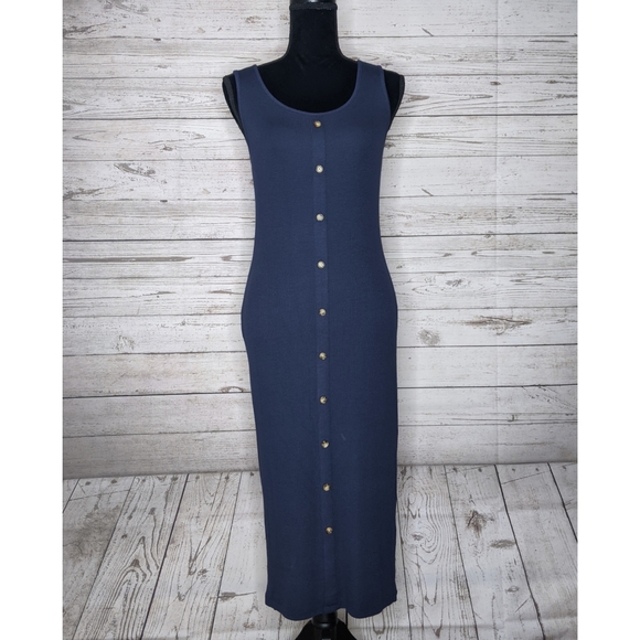 goldray | stitch fix •izel button front midi dress - Picture 3 of 10